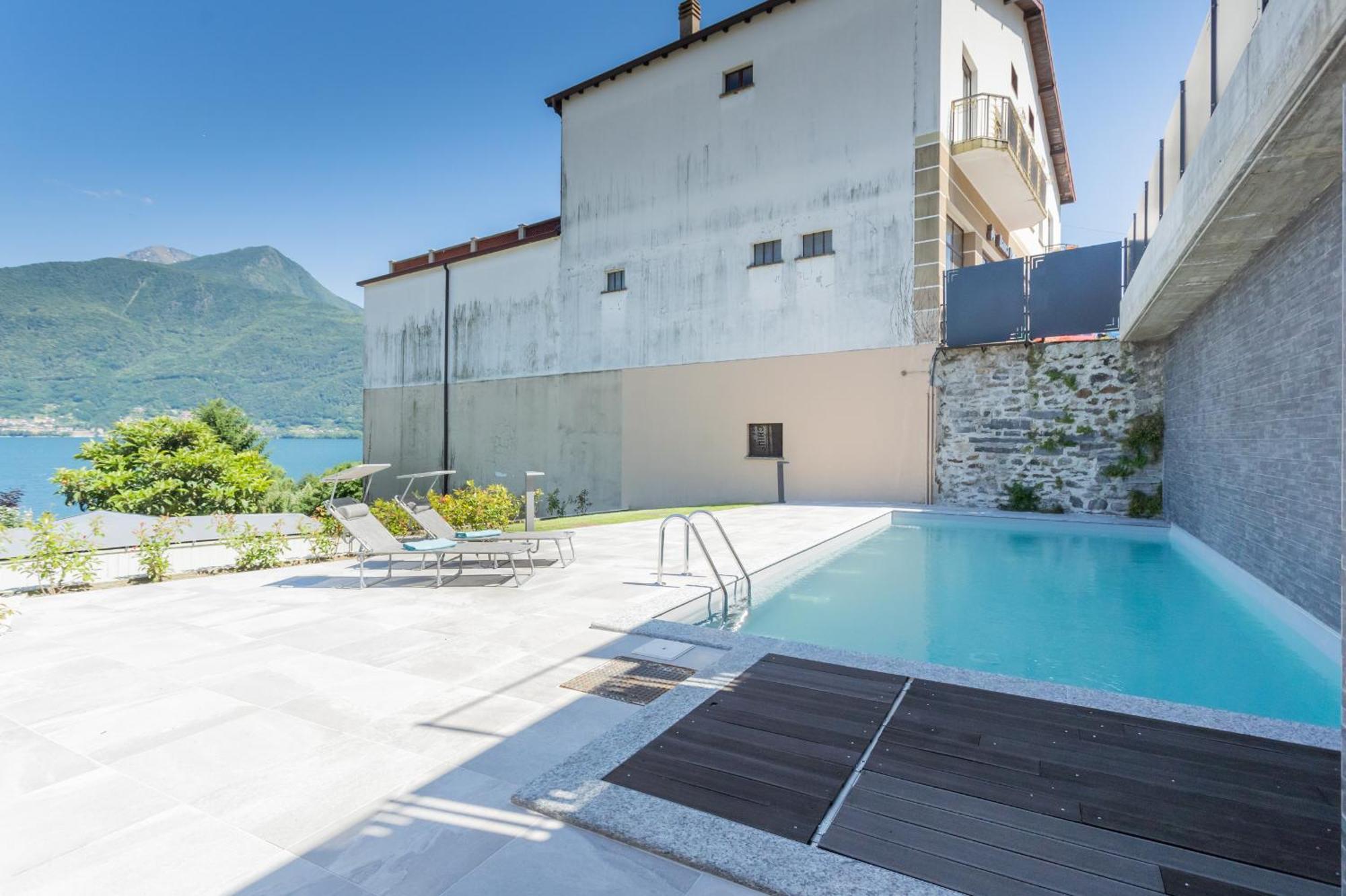 Misultin House & Swimming Pool, Luxury In Lake Como By Rent All Como Pianello Del Lario Екстериор снимка